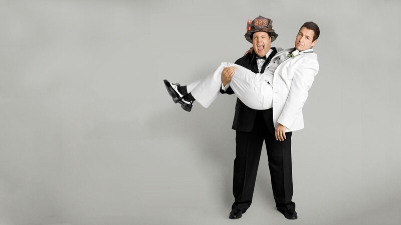 Comedic fireman and groom