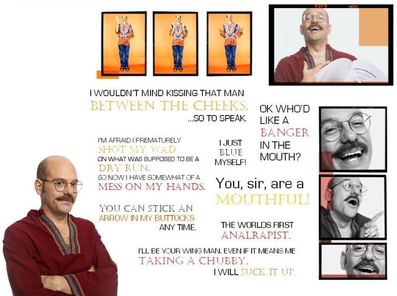 Comedic quote collage