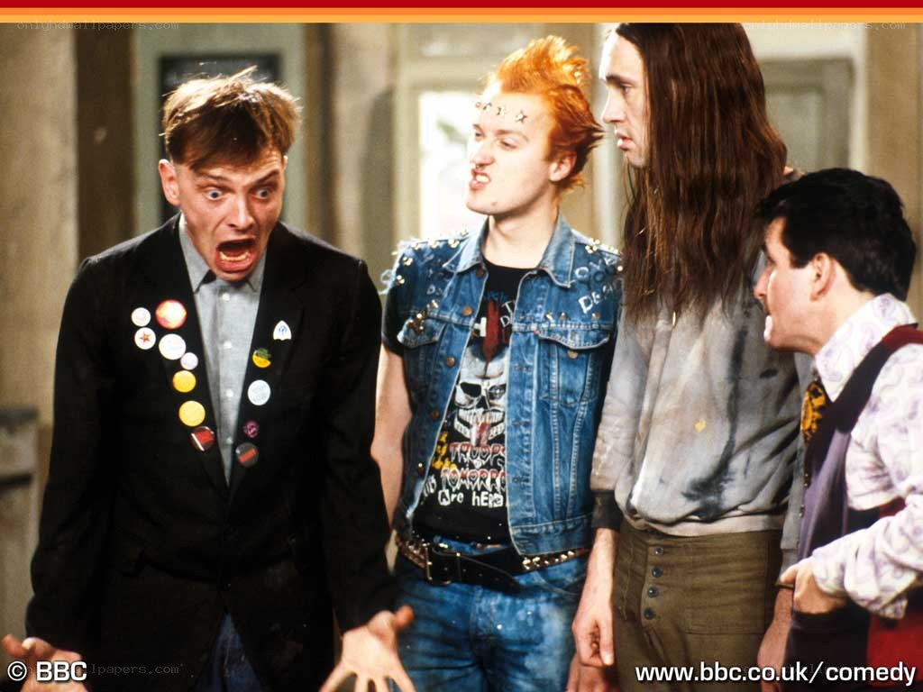 Comedy group in a scene