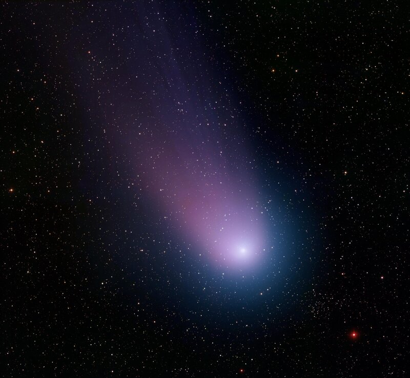 Comet in Space — Purple, Cosmic