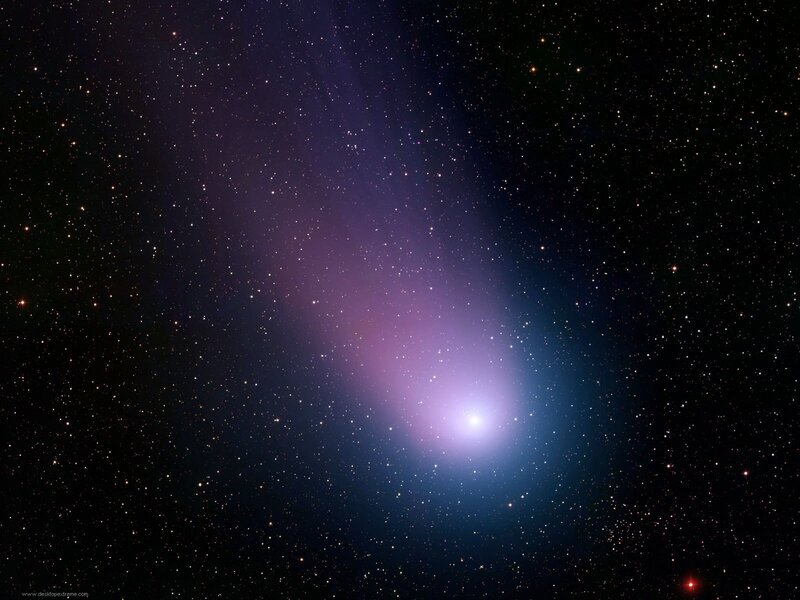 Comet in Space