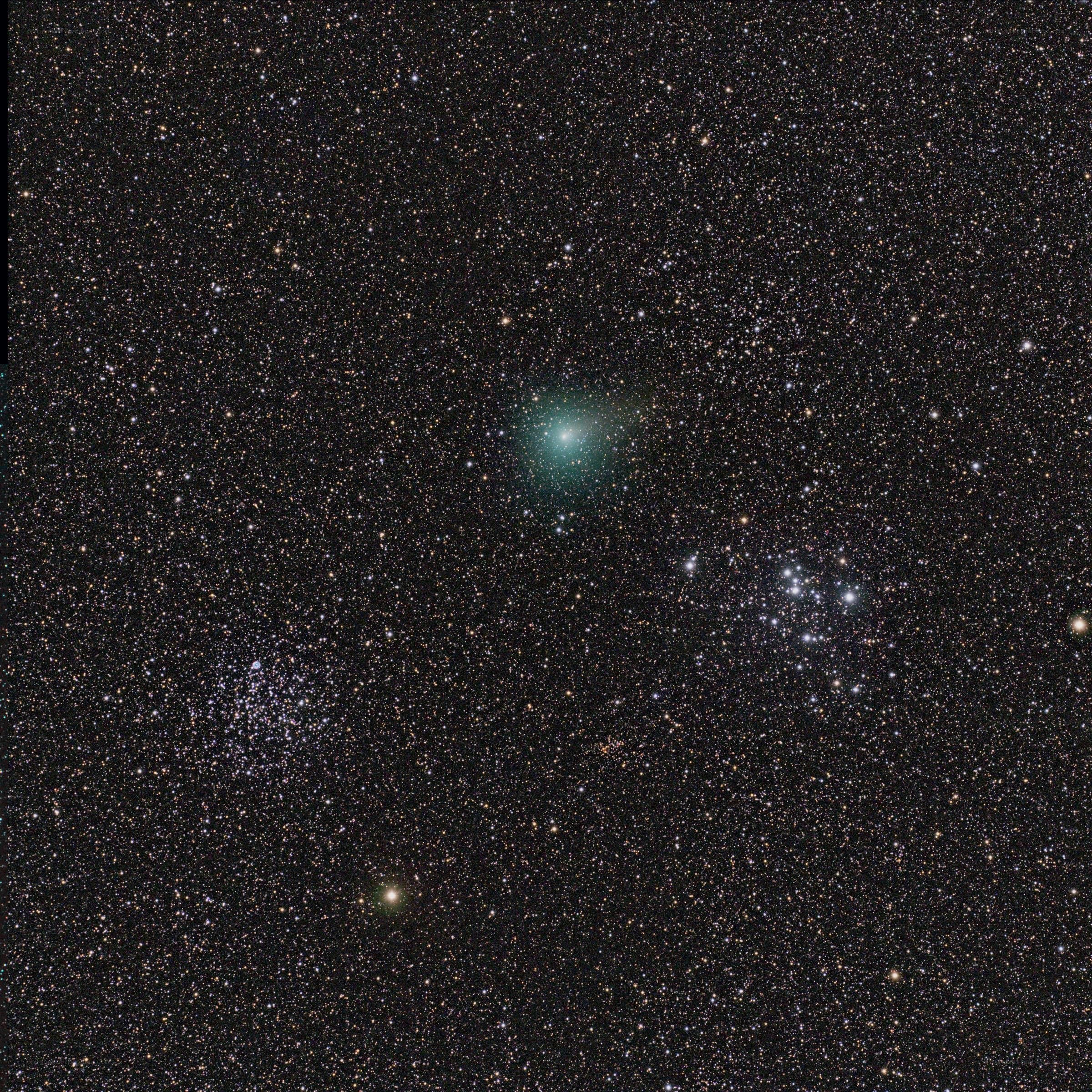 Comet in starfield