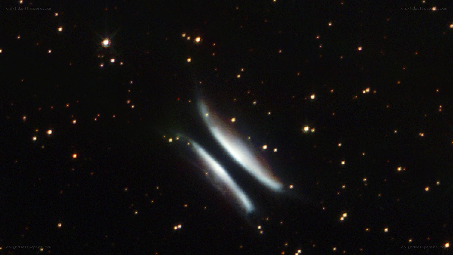 Comet in the night sky