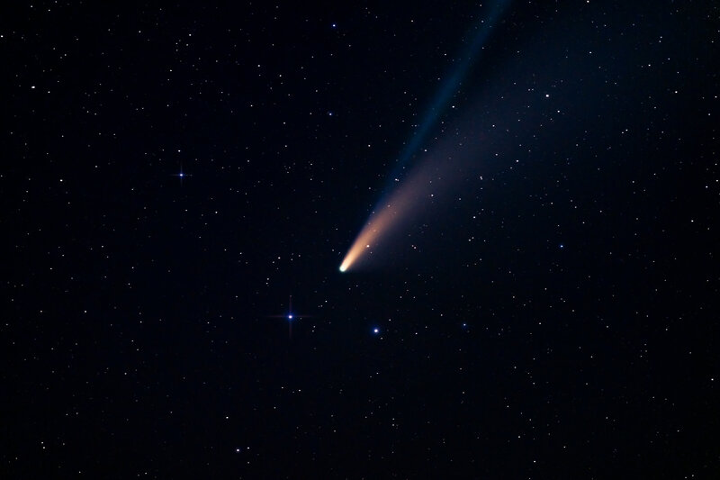 Comet with Tail