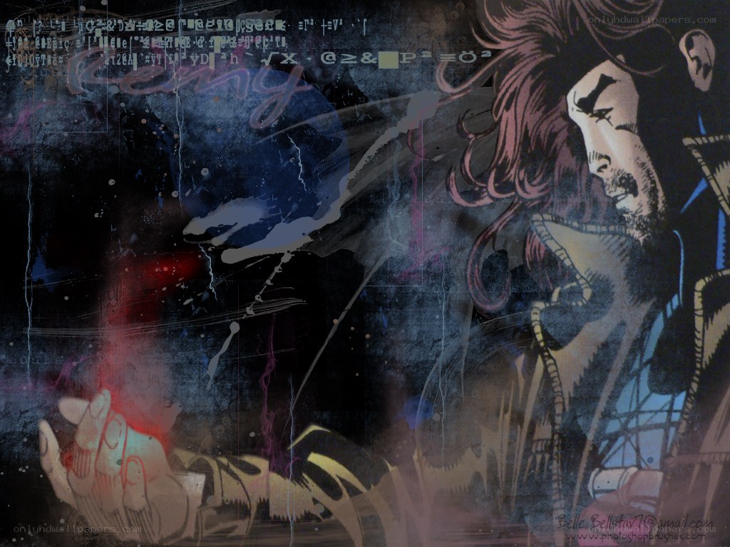 comic art with mathematical symbols
