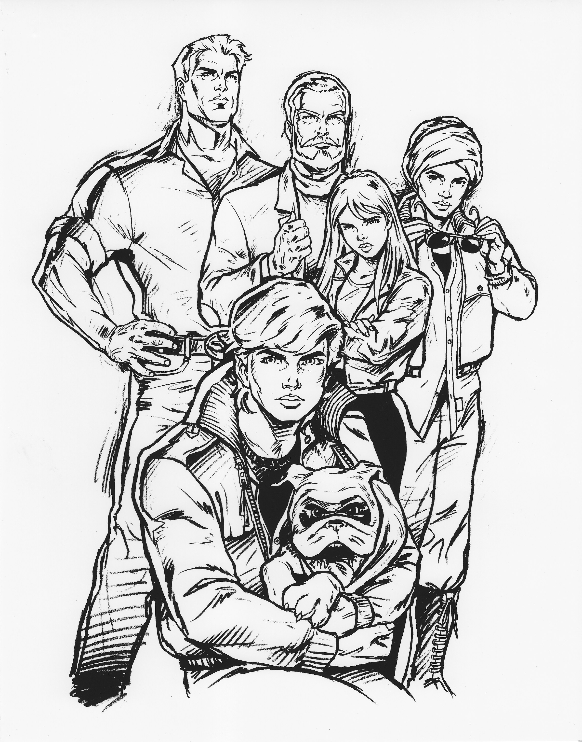 comic book character group