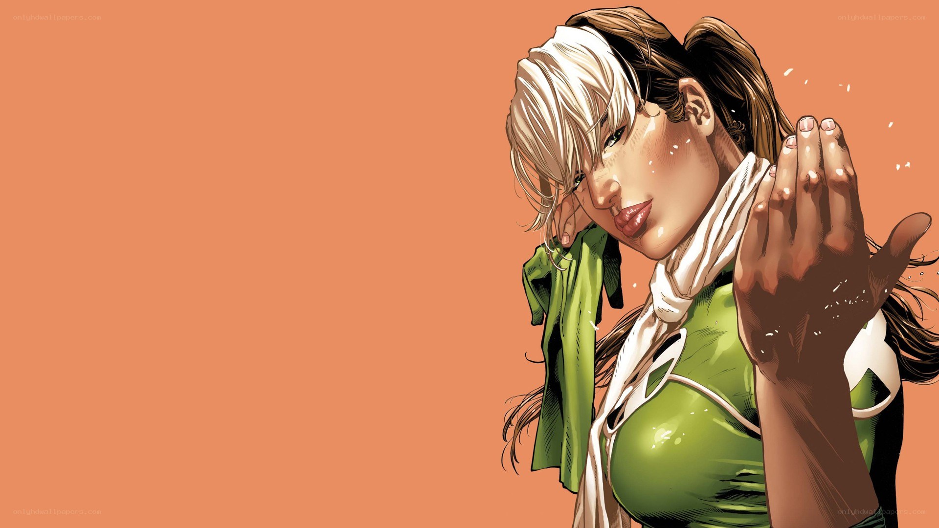 comic book character in green suit