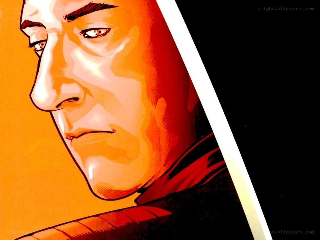 comic book character portrait