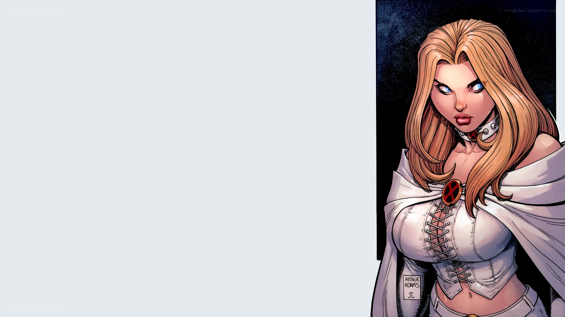 comic book character portrait