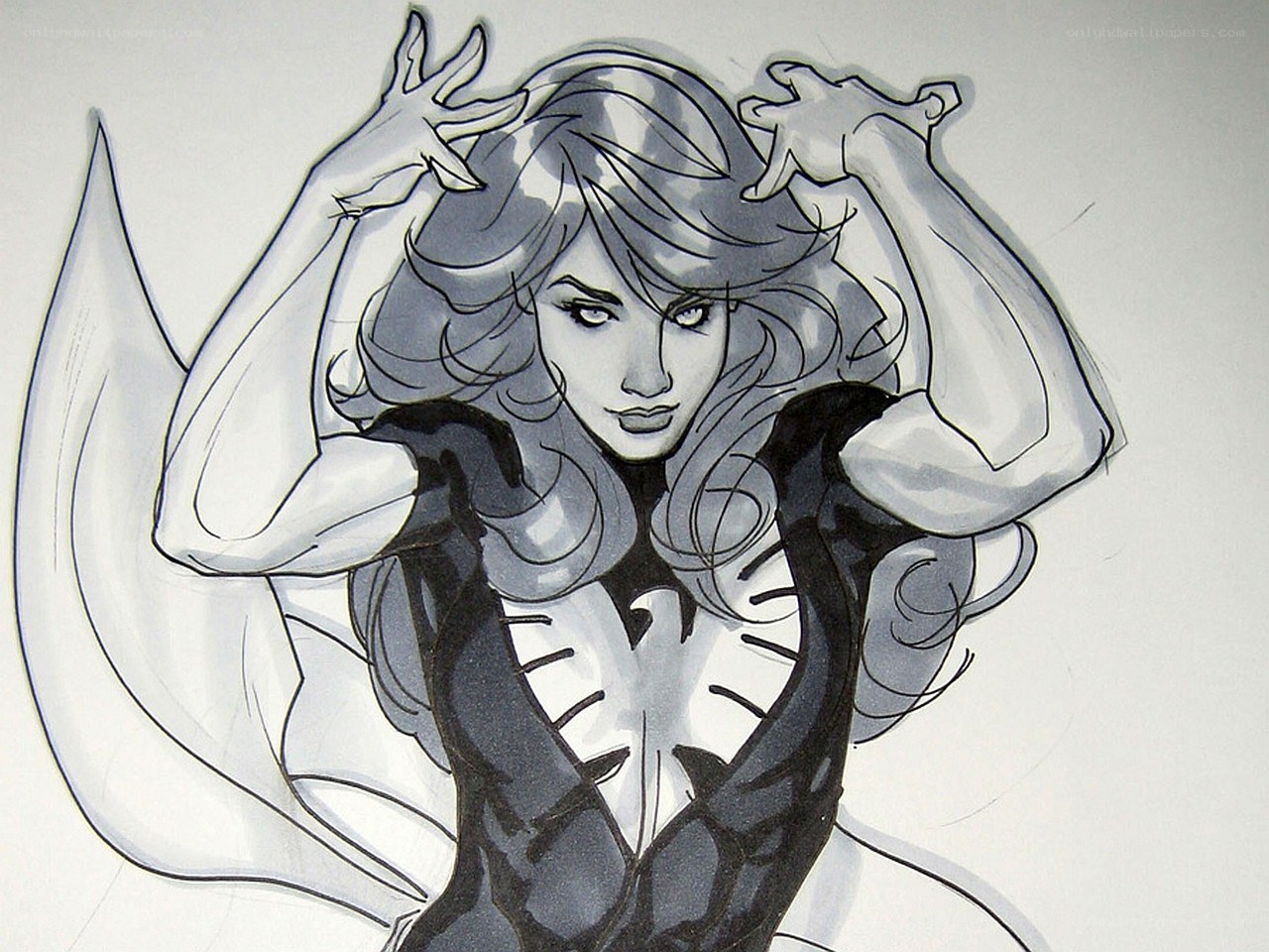 comic book character sketch