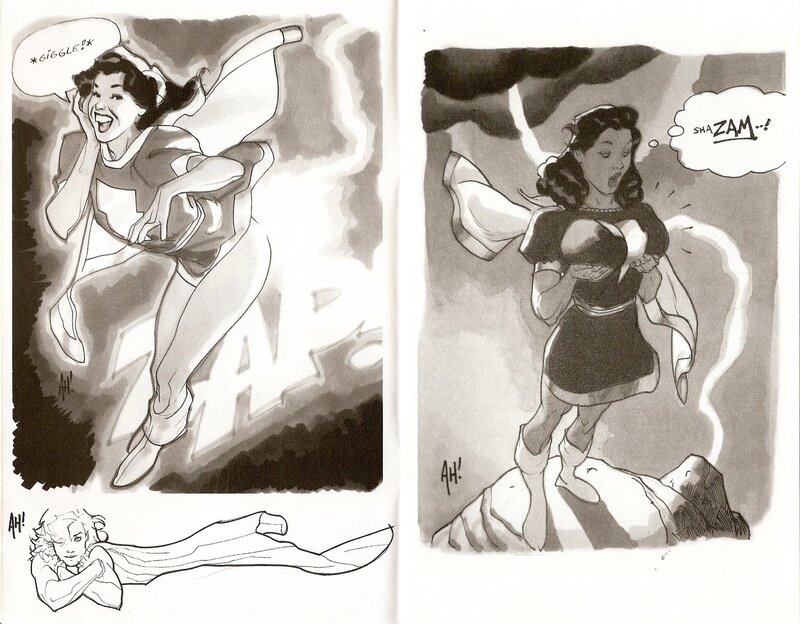 comic book character sketches