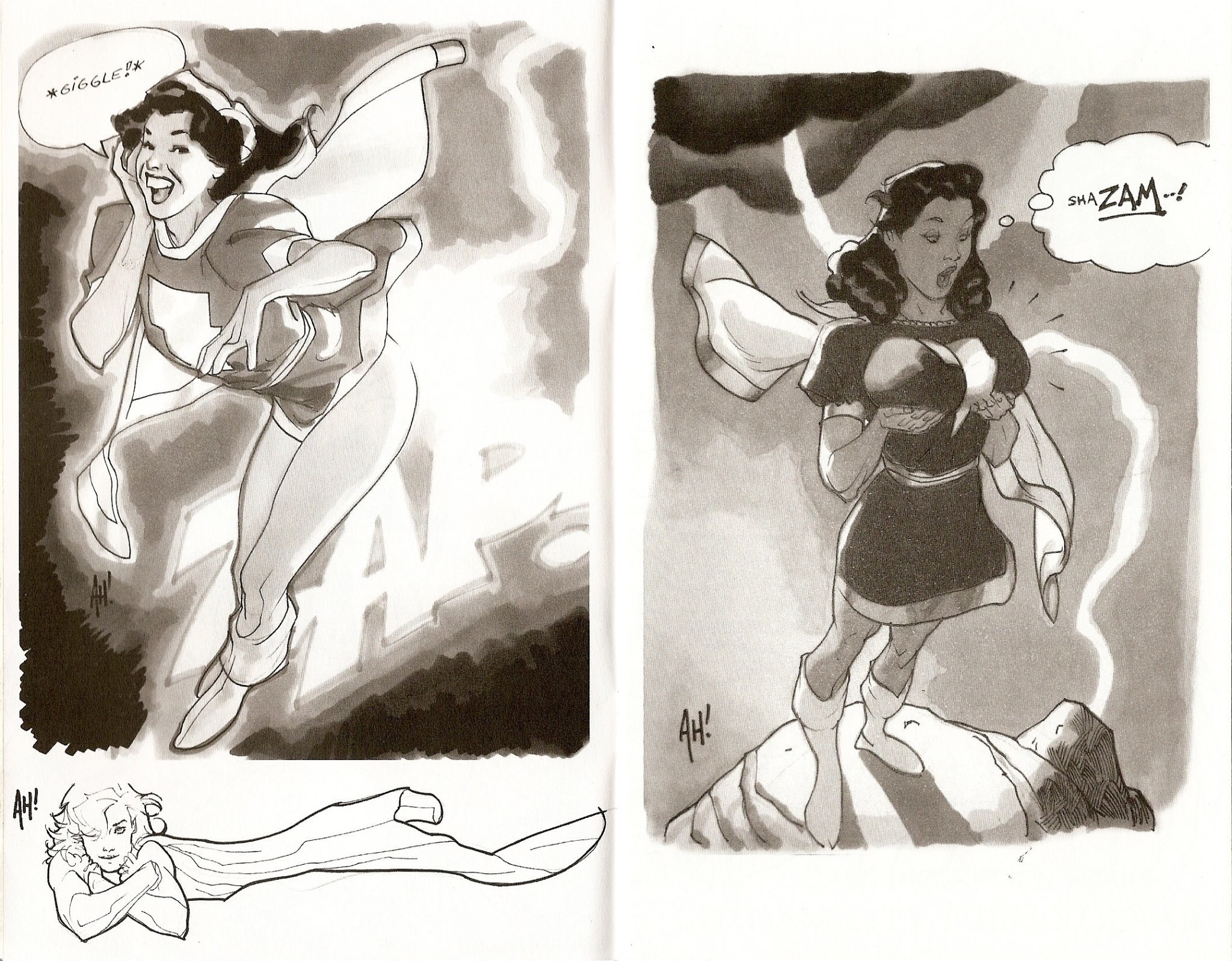 comic book character sketches