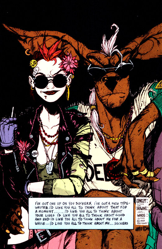comic book characters in conversation