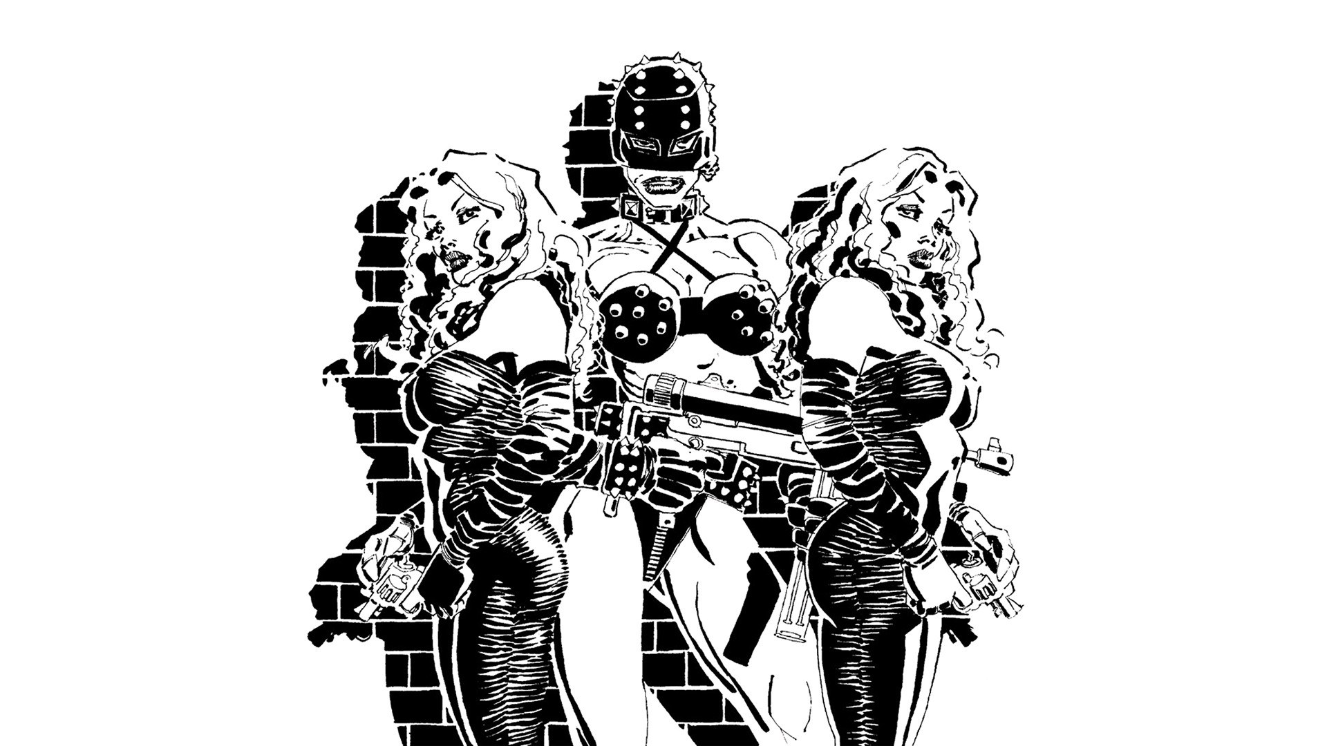comic book characters with weapons