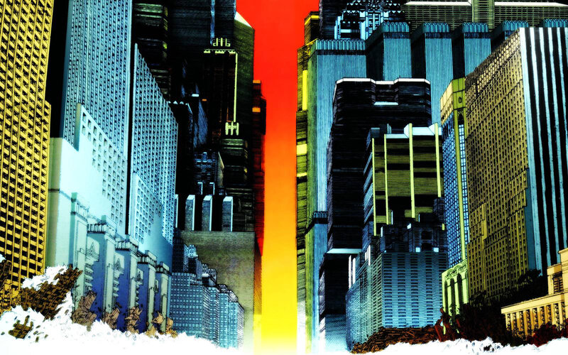comic book cityscape