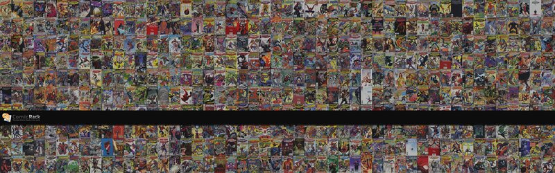 Comic book cover collage