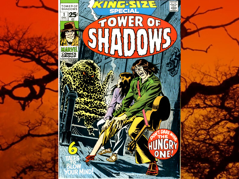 Comic Book Cover — Orange, Dramatic