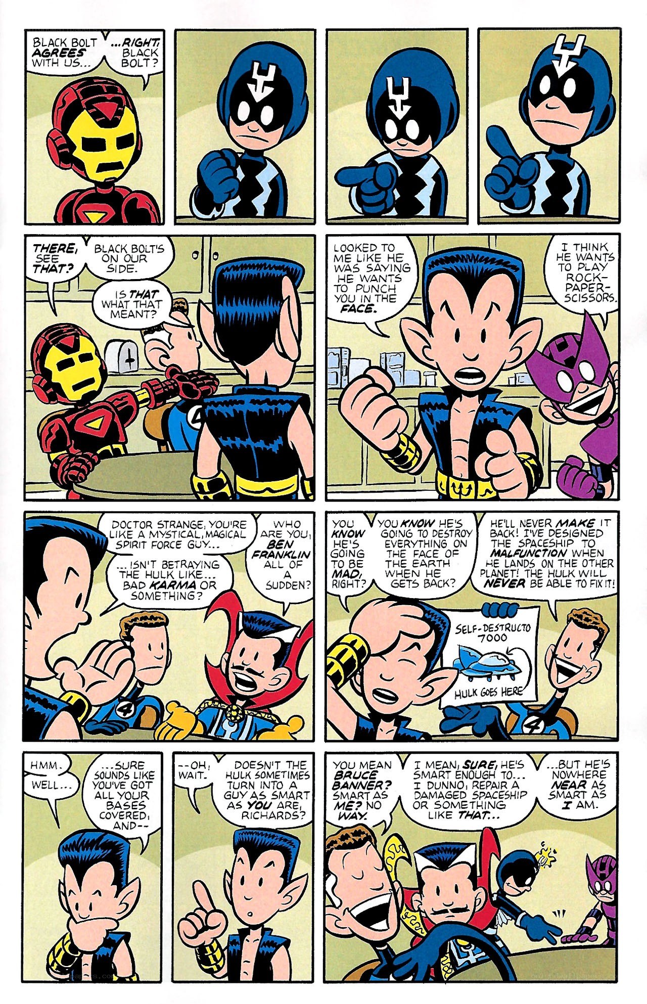 comic book panel sequence