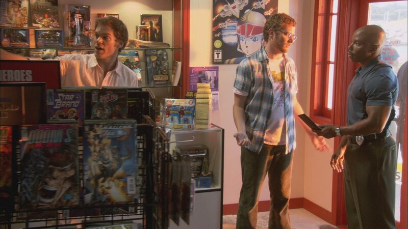 comic book store confrontation