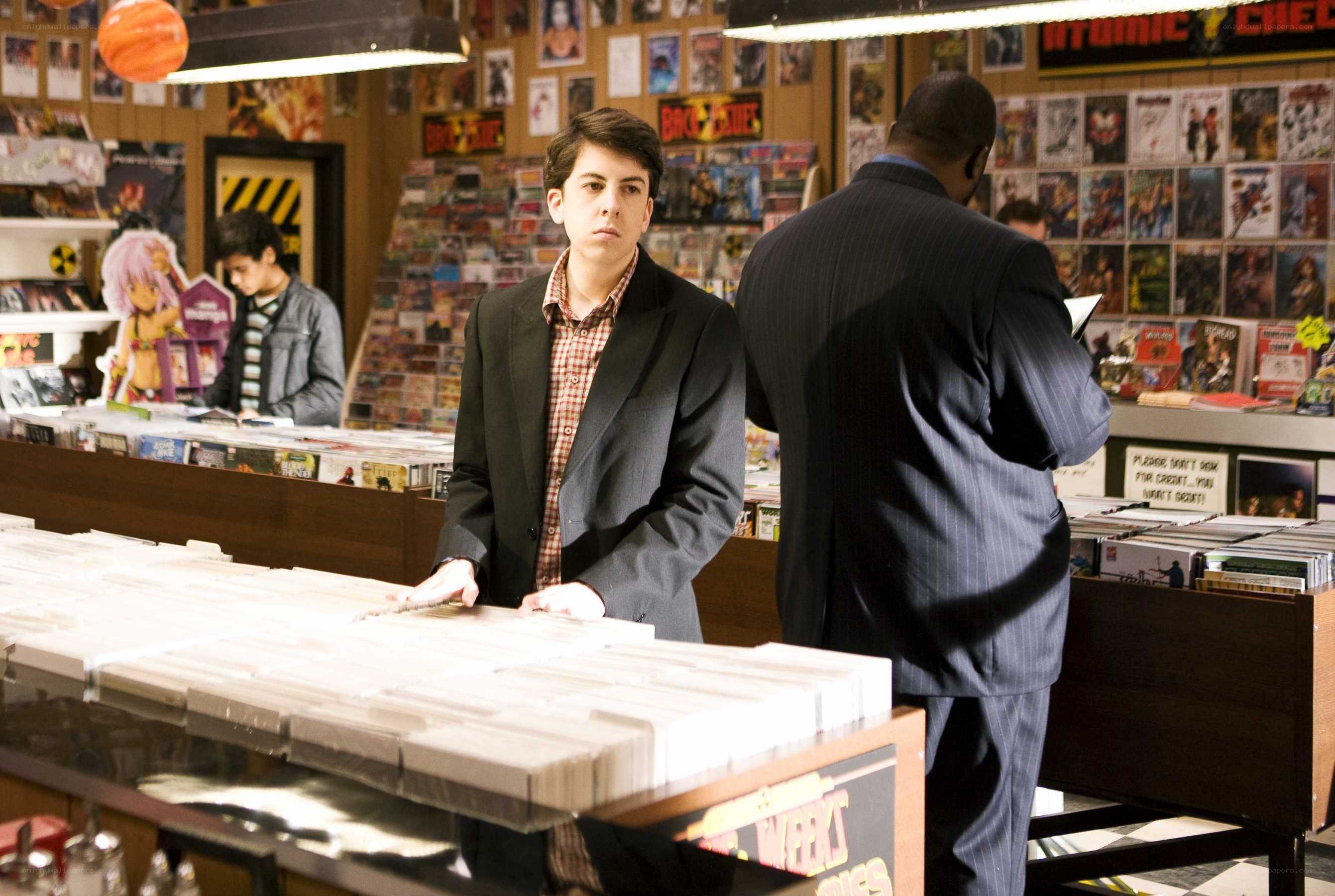 comic book store scene