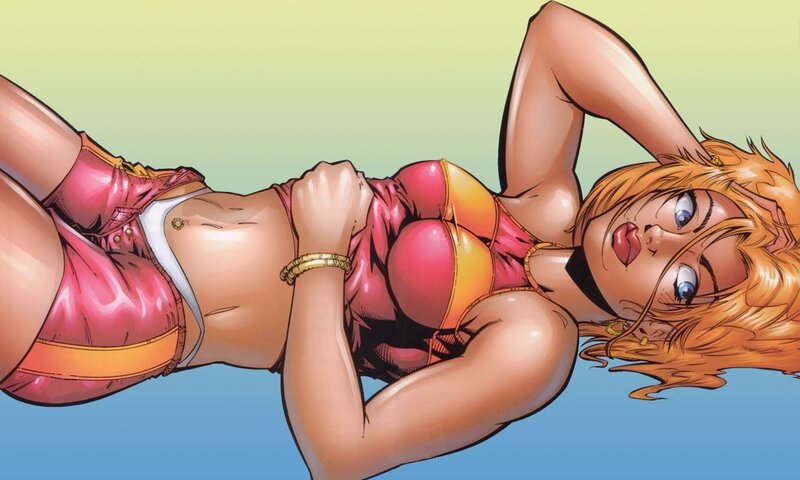 comic character lying down