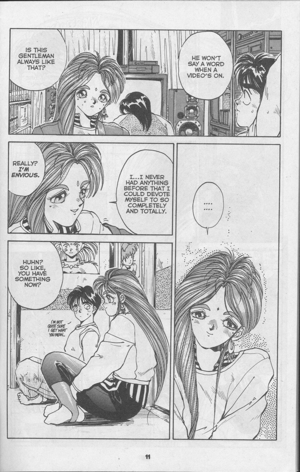comic page with characters