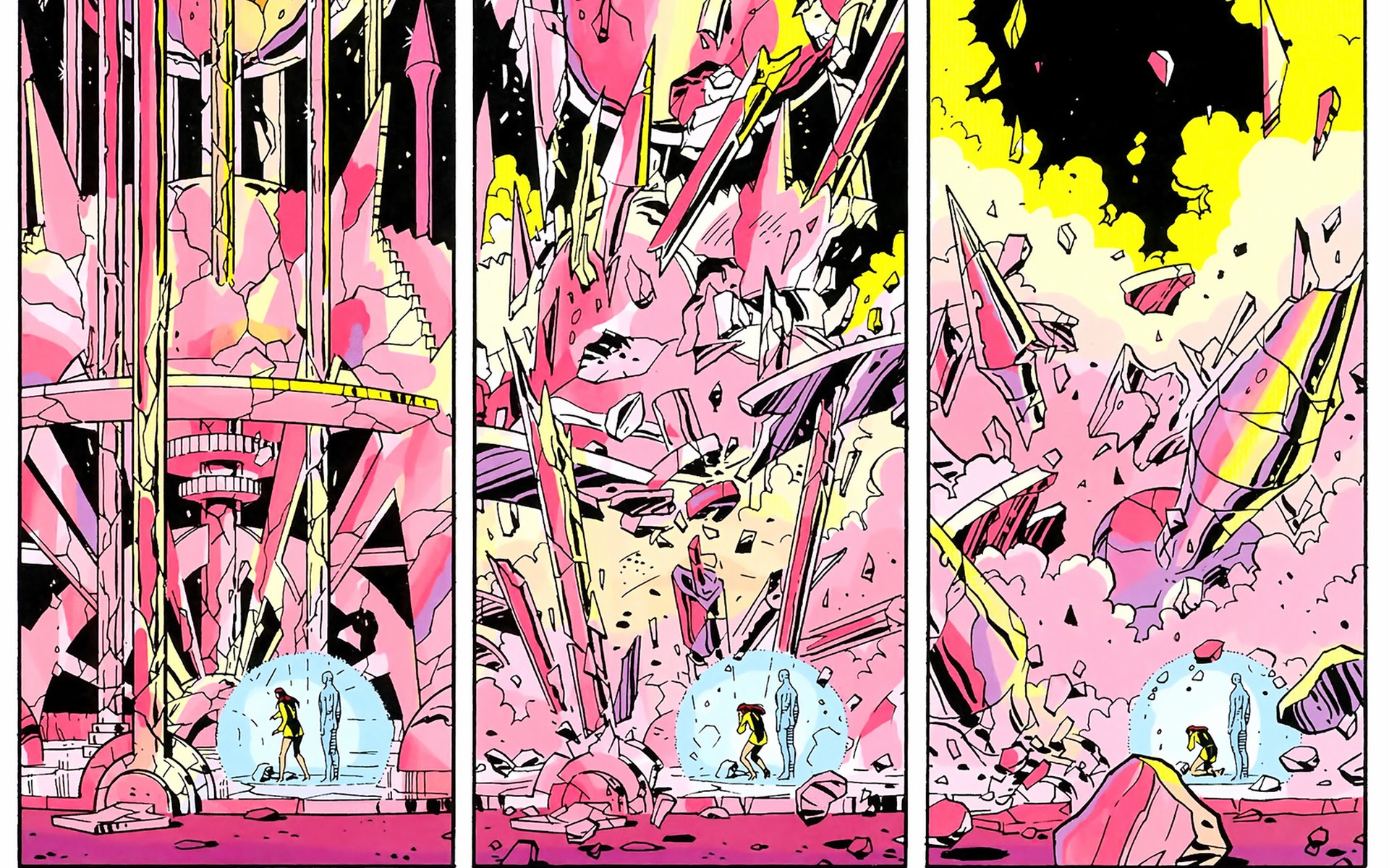 comic panel sequence