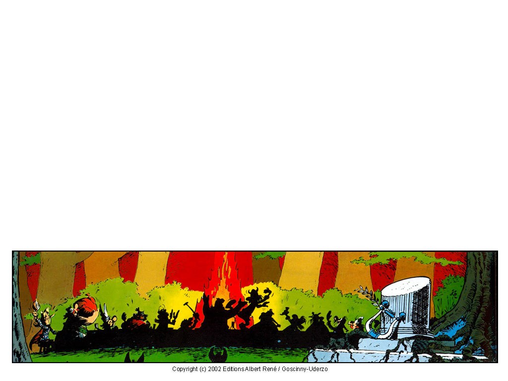 comic panel with crowd and monument