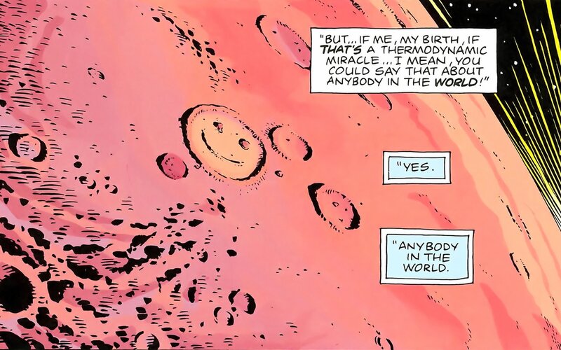 comic panel with dialogue