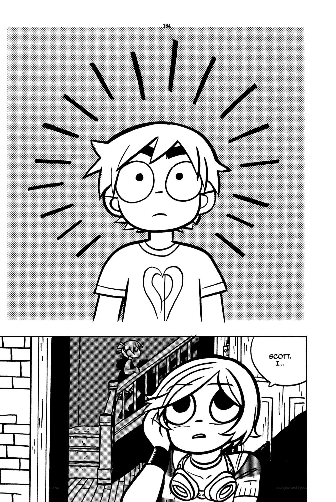 comic panel with two characters