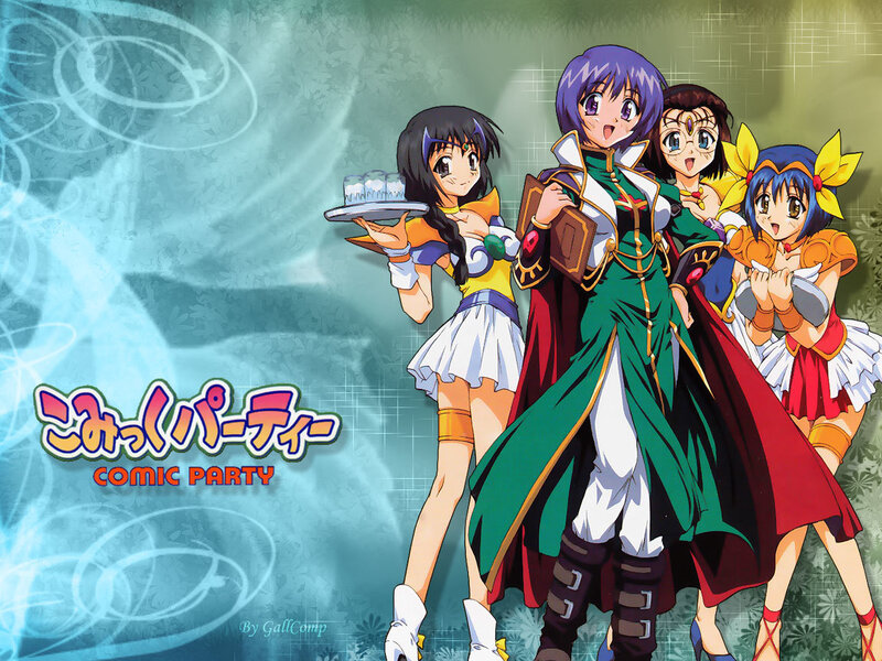 Comic Party anime characters