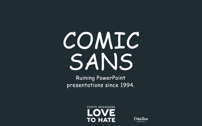 Comic Sans Font Text