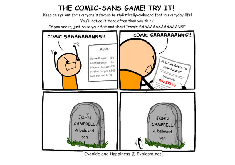 Comic Sans Game