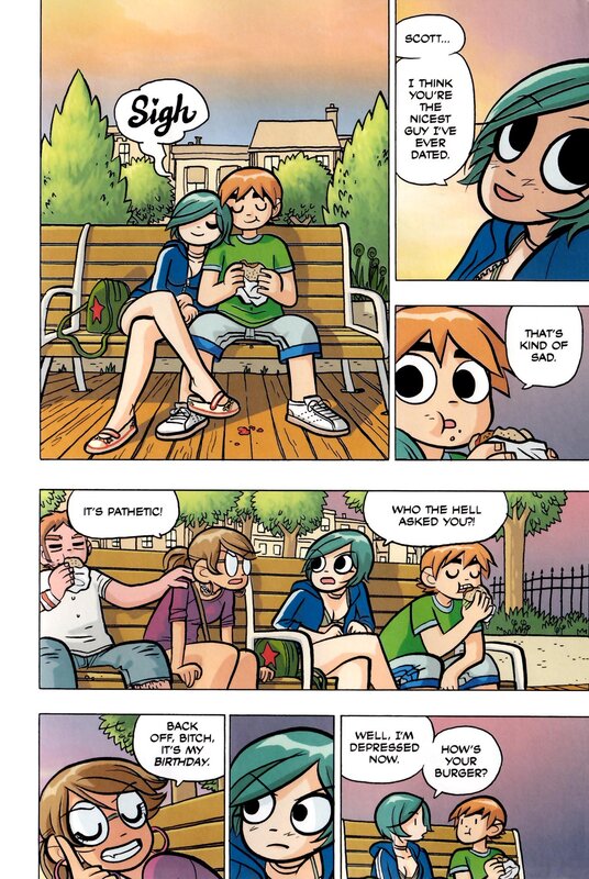 Comic strip of a date