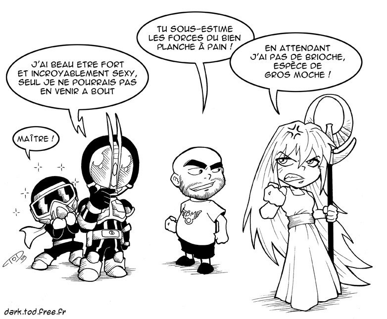 comic with characters and dialogue