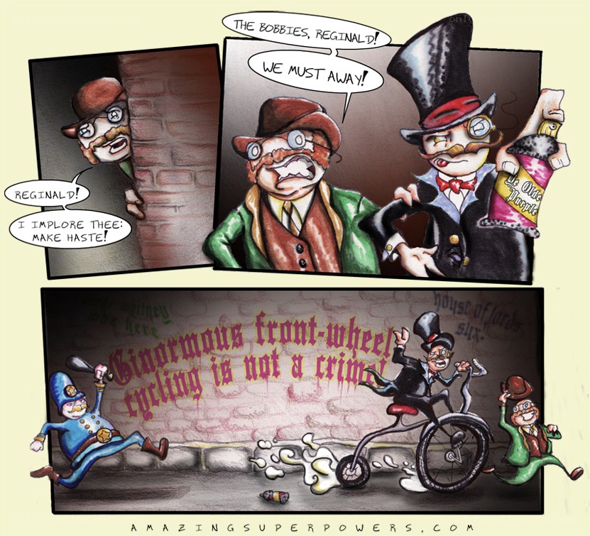 Comics about cycling