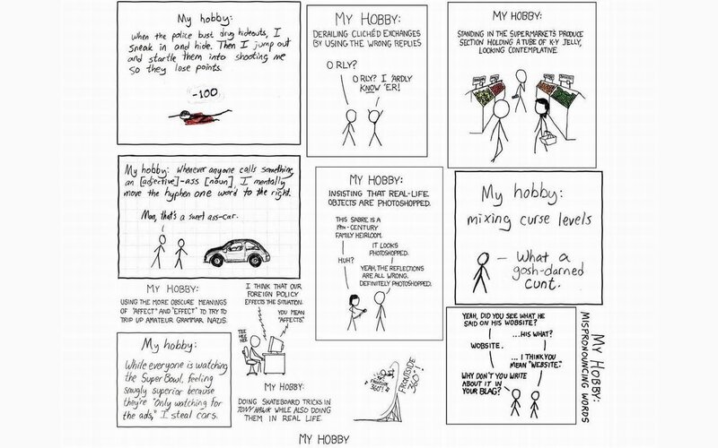Comics about hobbies