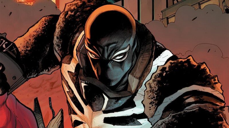 comics character in mask