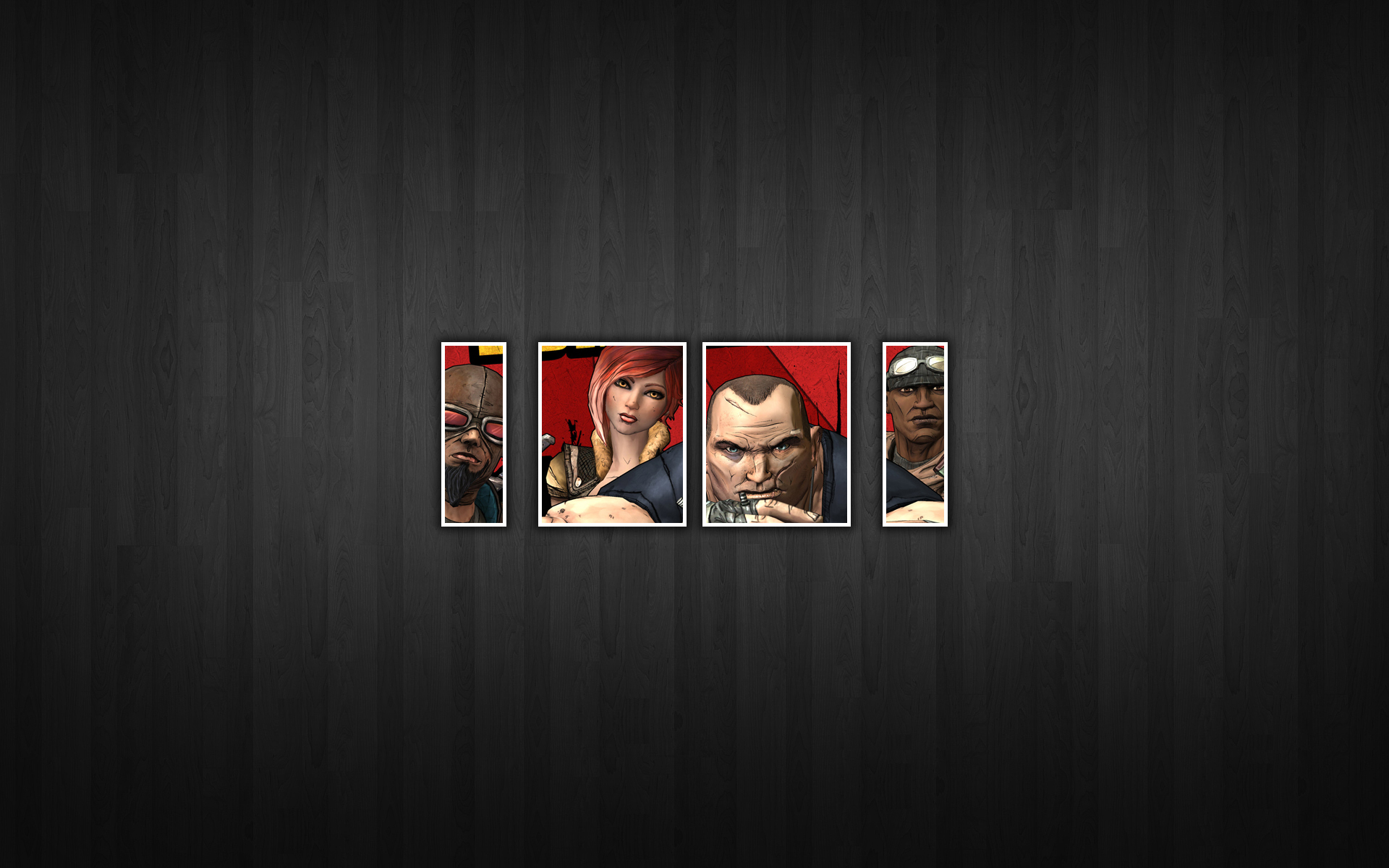 comics characters on dark background