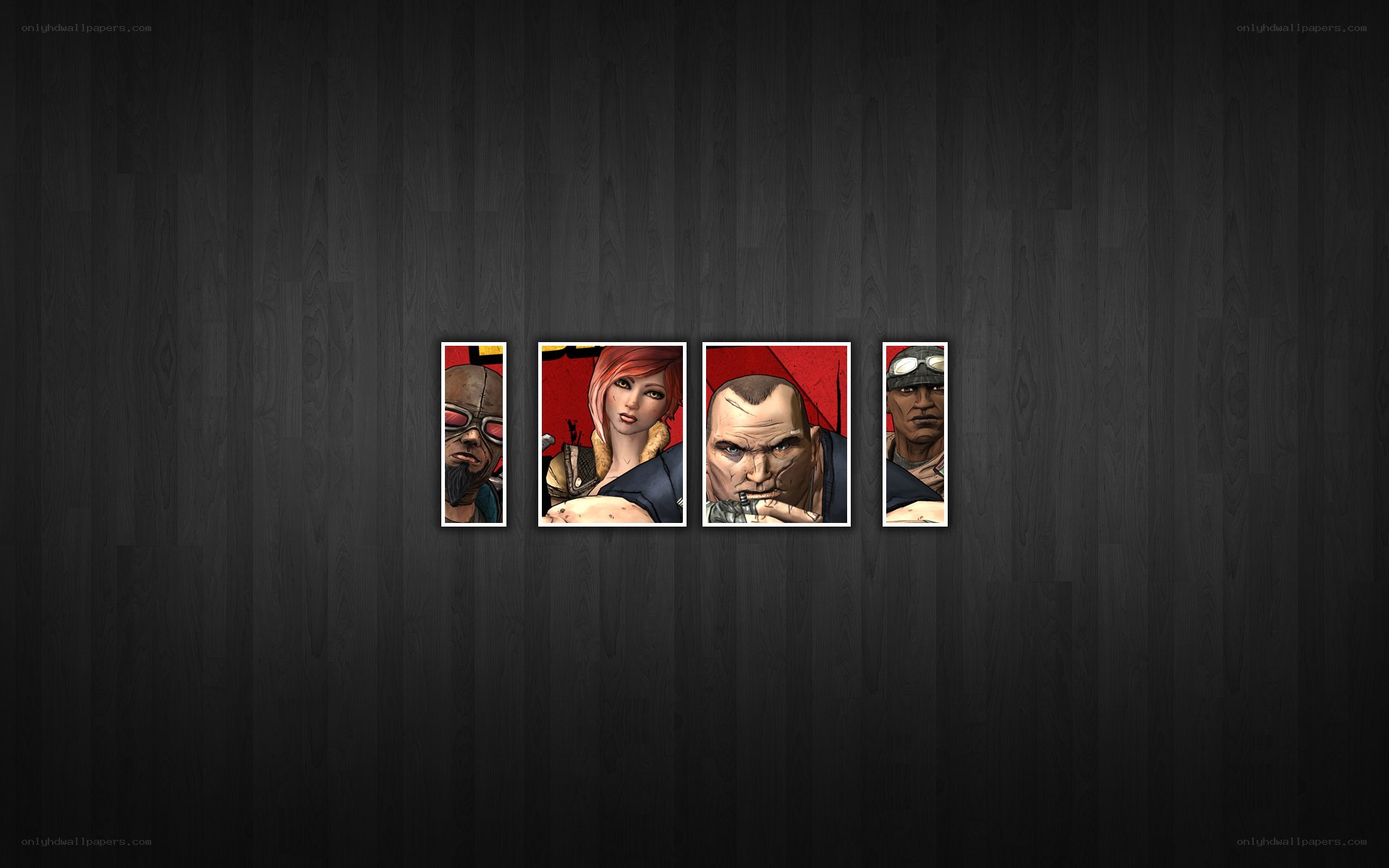comics characters on dark background