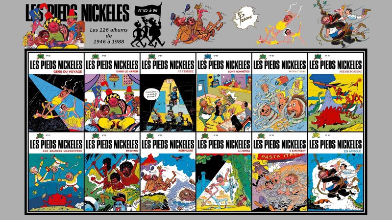 Comics Collection Cover — Black, Humorous