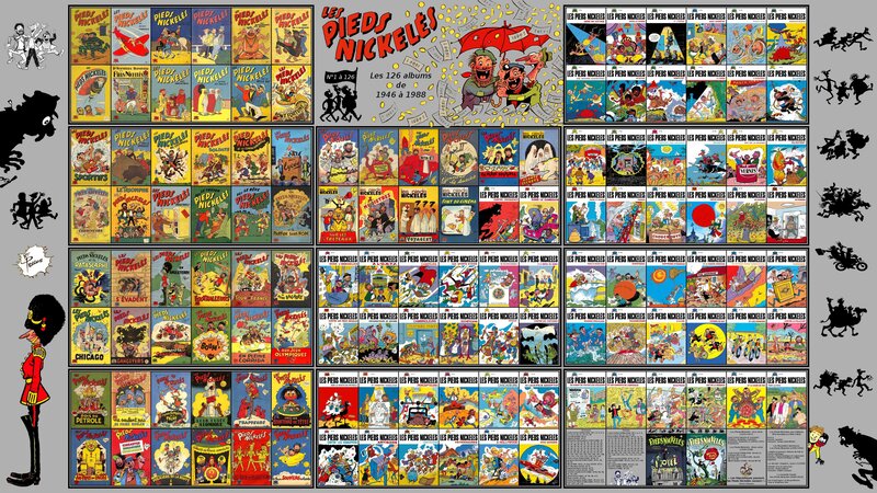Comics Collection Display — Yellow, Nostalgic