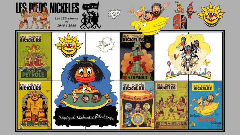 Comics Covers Collage — Yellow