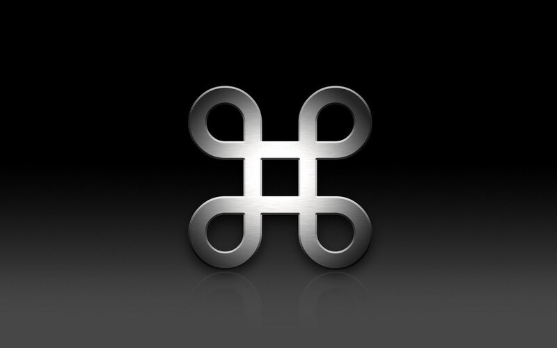 Command Key Symbol — Black