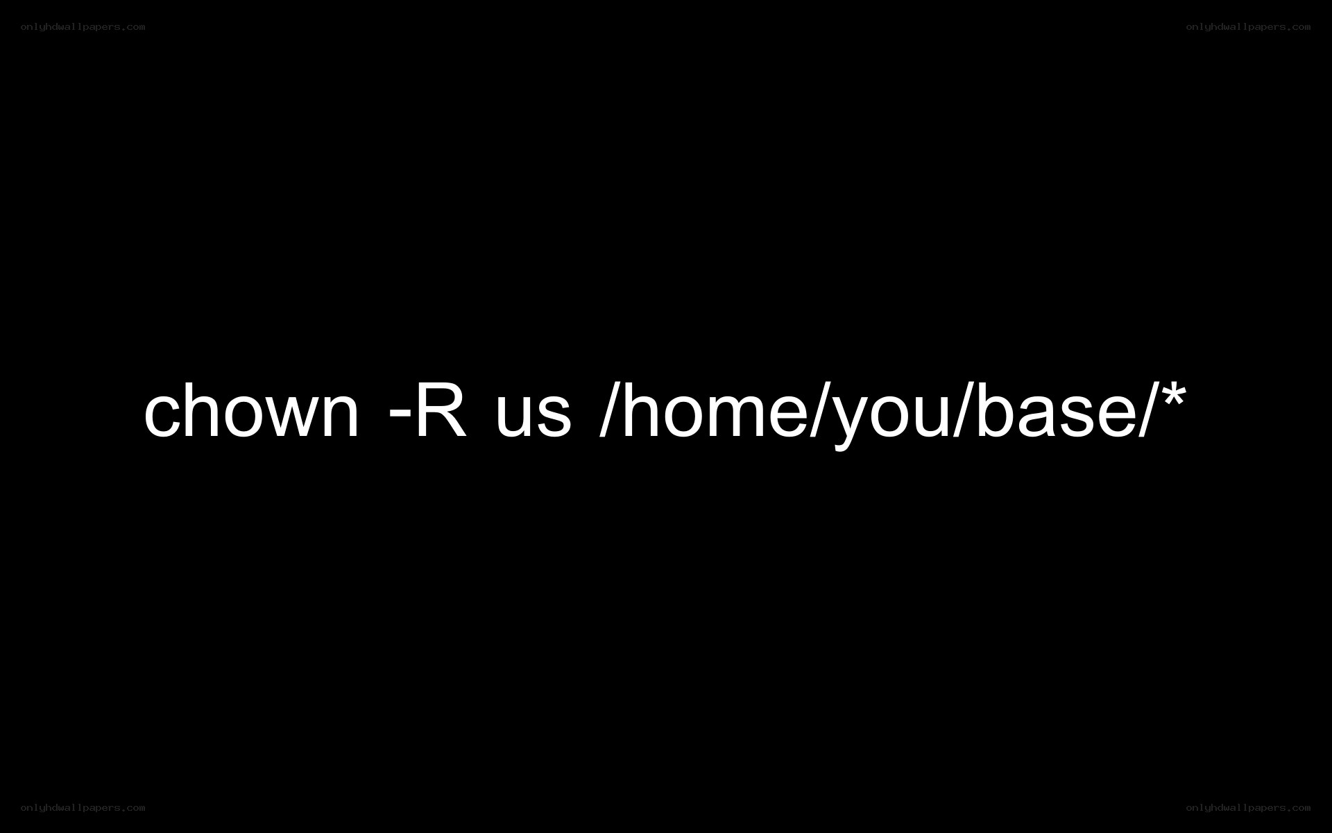 command line instruction