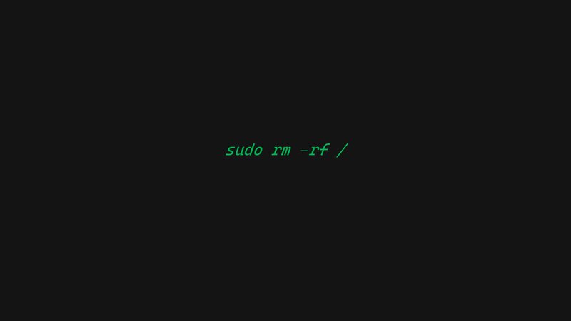 Command Line Text — Black, Minimalist