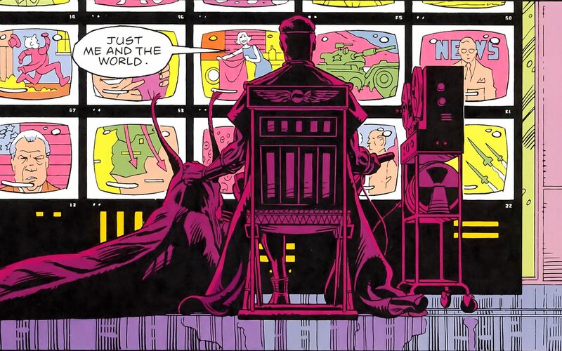 Commander in the control room