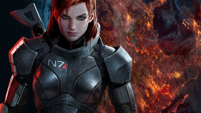 Commander Shepard in N7 armor
