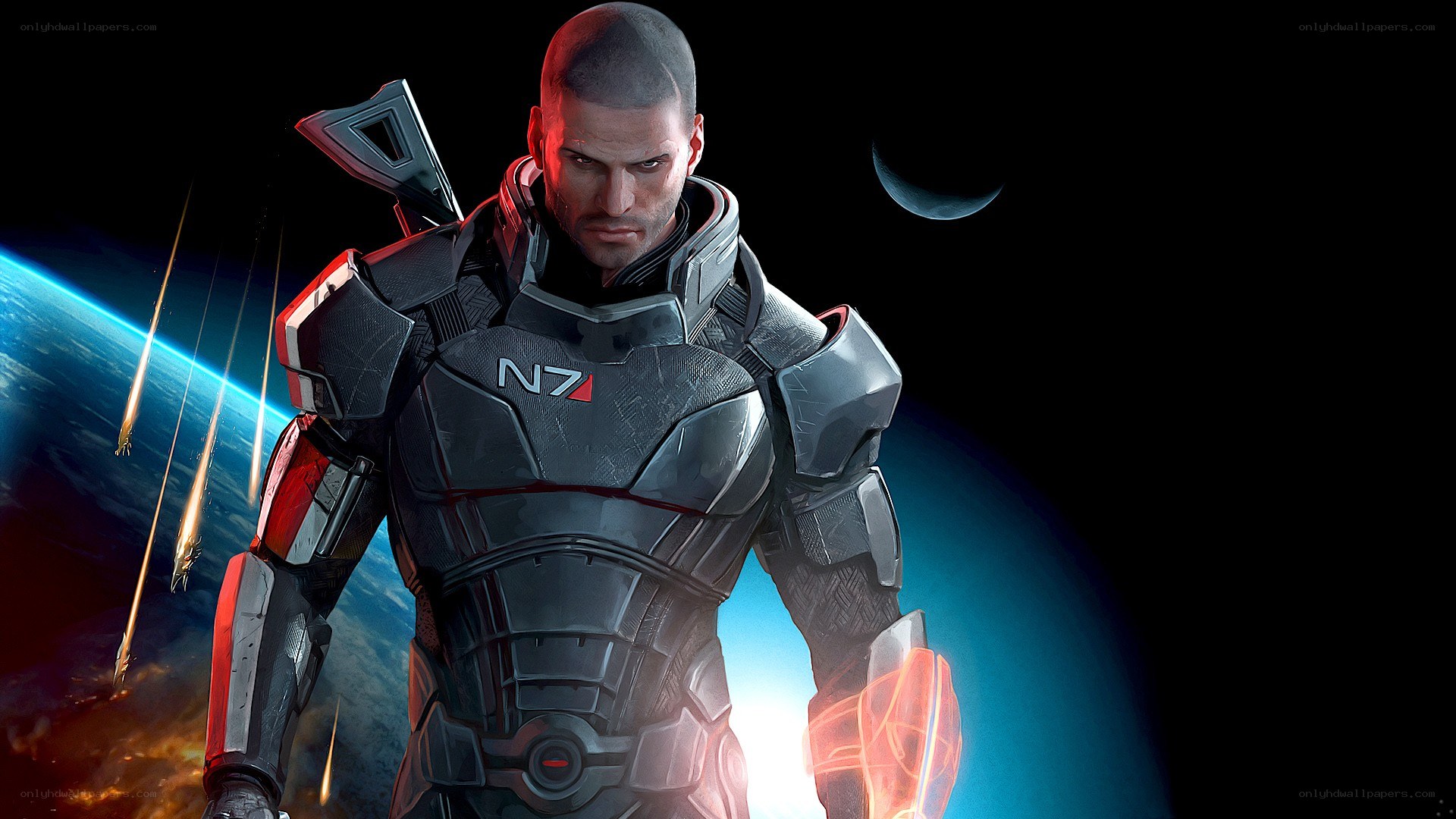Commander Shepard in N7 armor