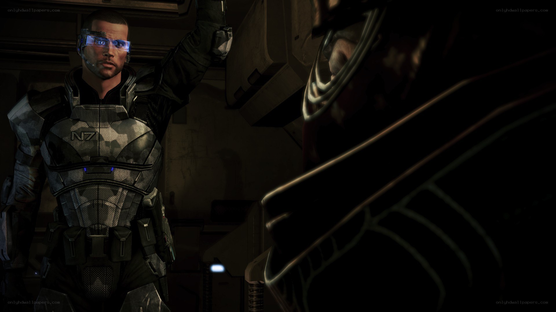 Commander Shepard in N7 armor